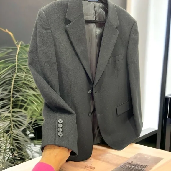 Club Room Macy’s Men’s Black Sports Coat Ultraluxe size 42R Black